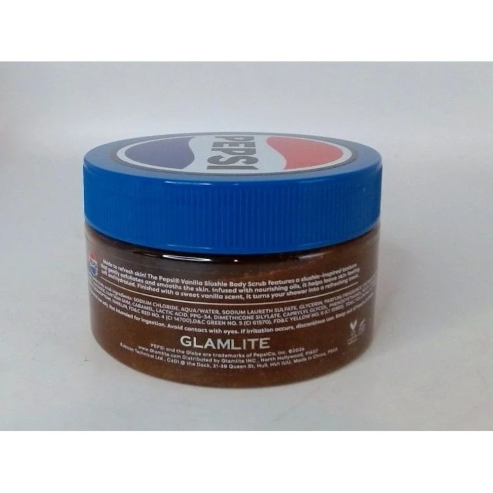 Glamlite x Pepsi, Vanilla Slushie Body Scrub, BRAND NEW, SEALED
